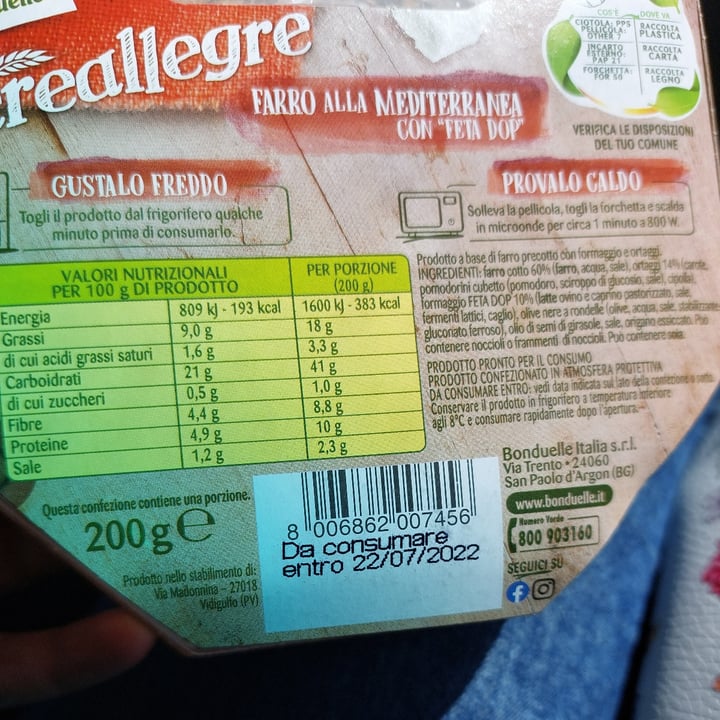 photo of Bonduelle Cereallegre shared by @baileysrq on  16 Jul 2022 - review