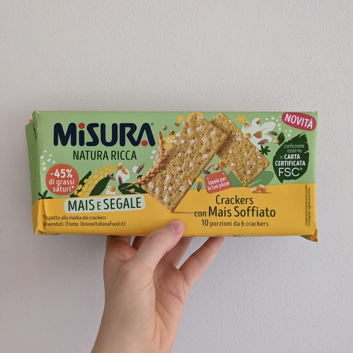 photo of Misura Crackers con mais soffiato e segale - Natura Ricca shared by @amaranth on  04 Sep 2022 - review