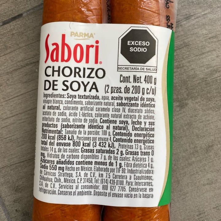 photo of Sabori Chorizo Vegetariano shared by @eroticelectronic on  21 Jul 2022 - review