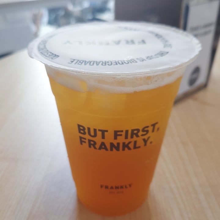 photo of Frankly Bubble Tea & Coffee Fruit Tea Mango shared by @acilegna on  05 Oct 2022 - review