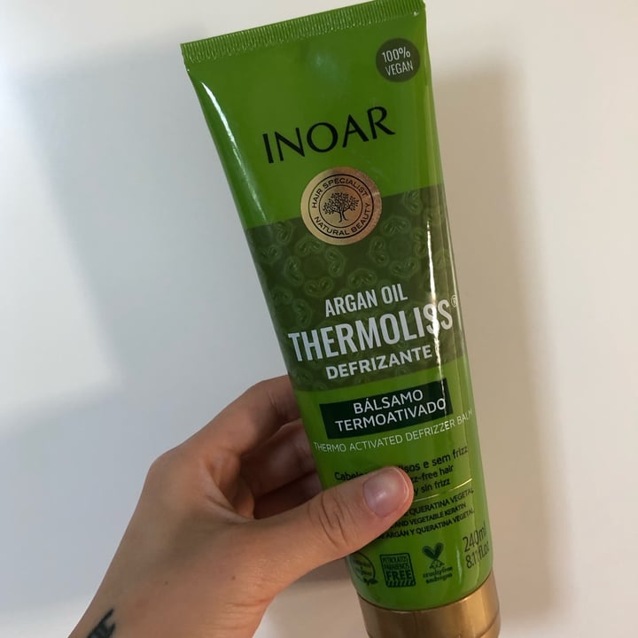 review photo of Inoar Defrizante Thermoliss Argan Oil shared by @isaferns on 04 May 2022 - review