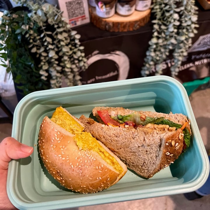 photo of ahimsa cafe Egg Mei You Bagel shared by @erialc on  13 Nov 2022 - review