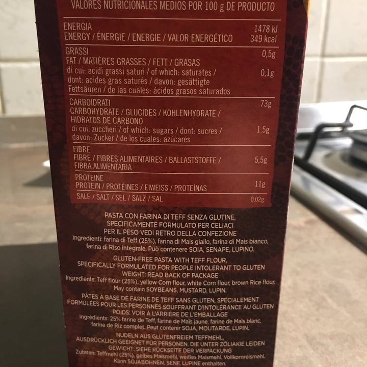 review photo of Molino Spadoni pasta di teff shared by @elivegggie on 02 Dec 2022 - review