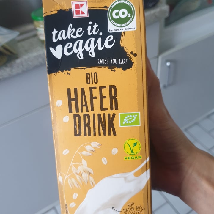 photo of Kaufland Take it Veggie Bio Hafer Drink shared by @taroony on  12 Jan 2022 - review