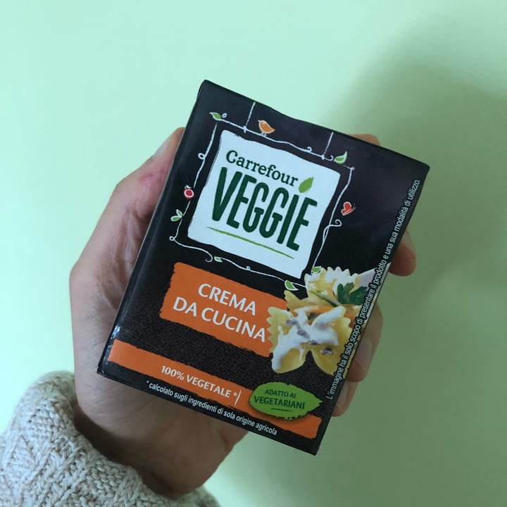 photo of Carrefour Veggie Crema da cucina shared by @frappa on  28 Oct 2022 - review