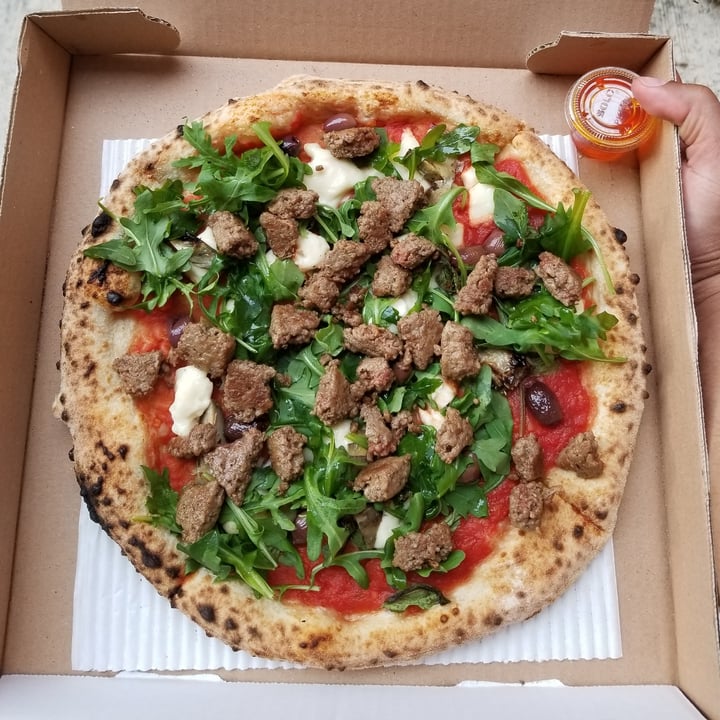 review photo of Pizzeria Libretto Margarita Pizza (Sub For Vegan Mozzarella) shared by @mparsram on 25 Mar 2021 - review