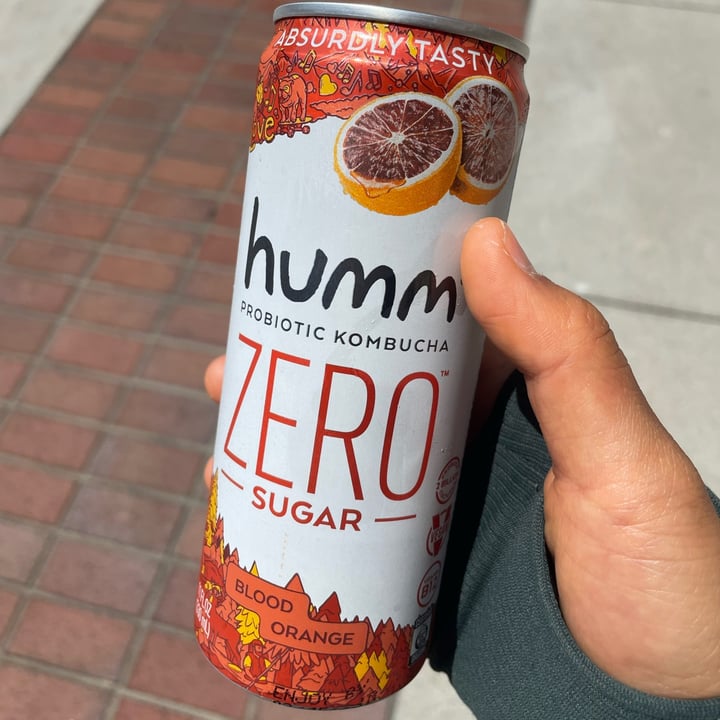 photo of Humm Kombucha Zero Blood Orange shared by @sarahrchow on  27 Apr 2022 - review