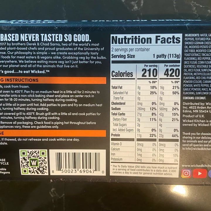 review photo of Wicked 2 Jalapeño Burgers shared by @daphneb on 30 Jul 2022 - review