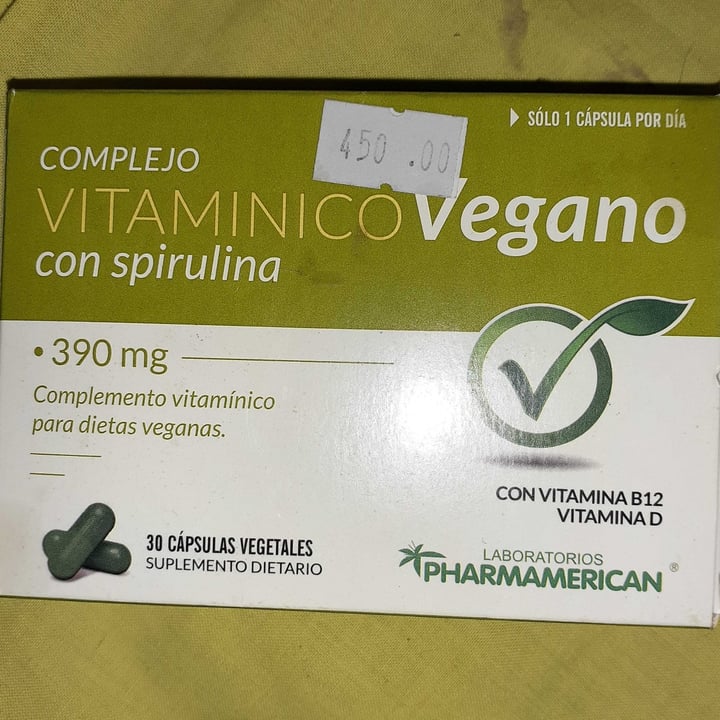 photo of Pharmamerican Complejo Vitaminico Con Espirulina shared by @natifig on  03 Jul 2020 - review
