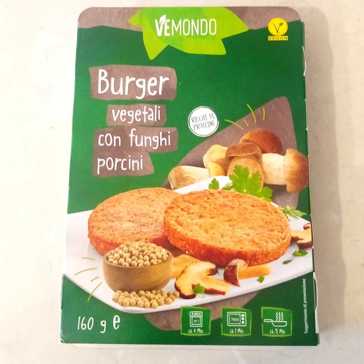 photo of Vemondo Burger Vegetali con Funghi shared by @laleviareggio on  07 May 2022 - review