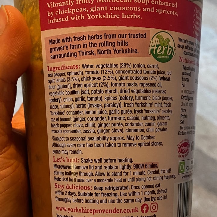 review photo of Yorkshire Provender Moroccan Vegetable Tagine shared by @anaitasharifi on 07 Jun 2022 - review