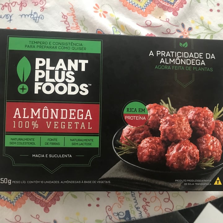 photo of Plant Plus Foods Almôndega Vegetal shared by @rachelvaz on  08 Dec 2021 - review