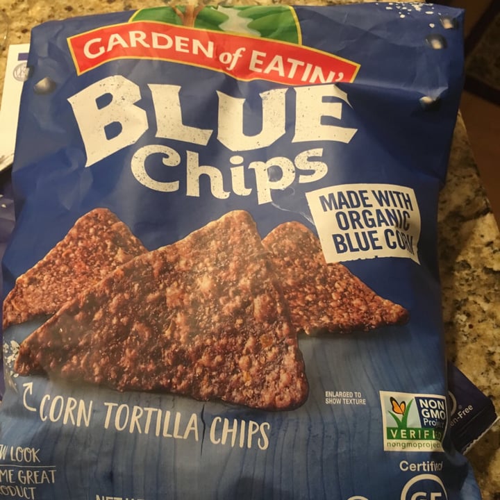 photo of Garden of Eatin' Blue Chips shared by @katiewink on  25 Aug 2019 - review