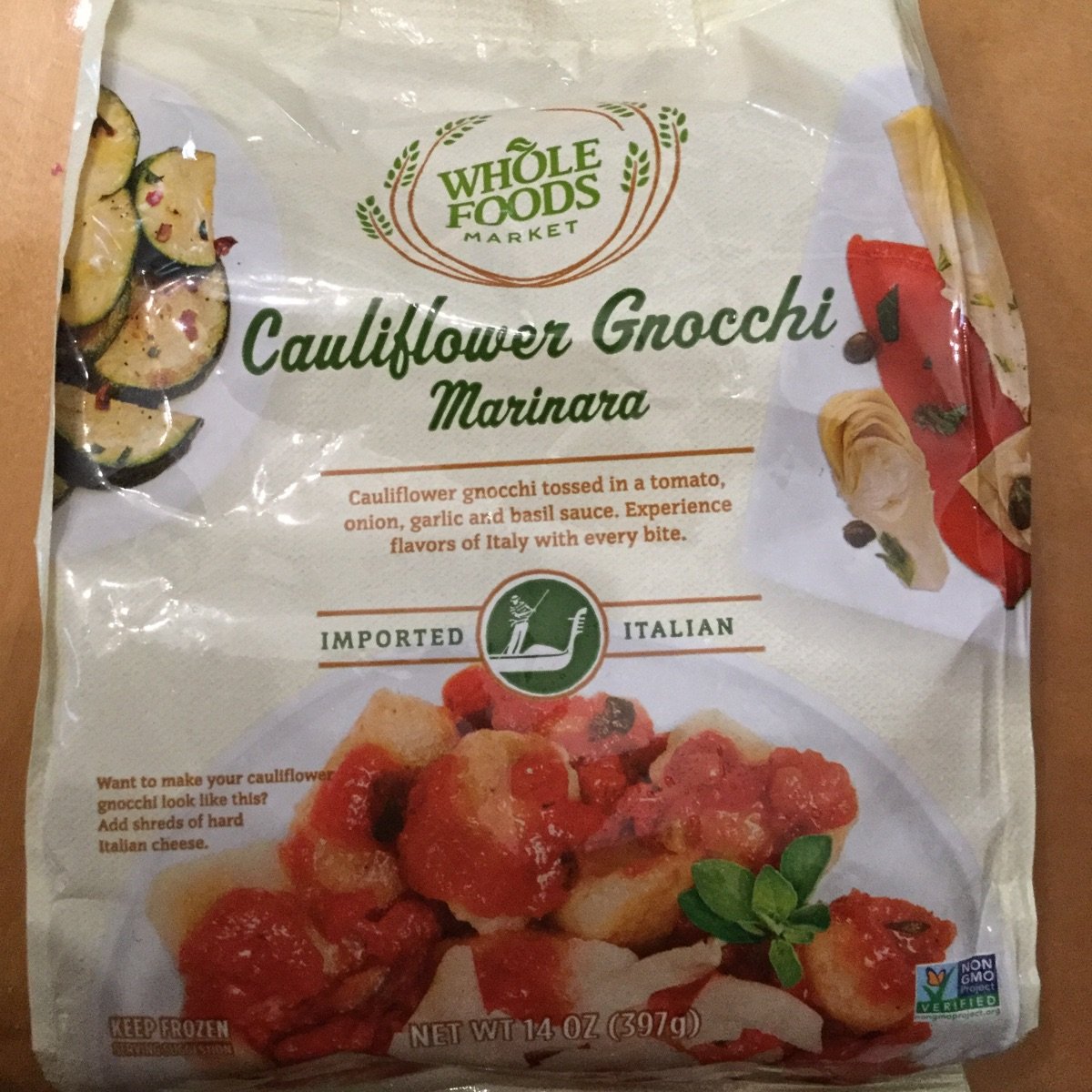 365 Whole Foods Market Cauliflower Gnocchi marinara Reviews abillion