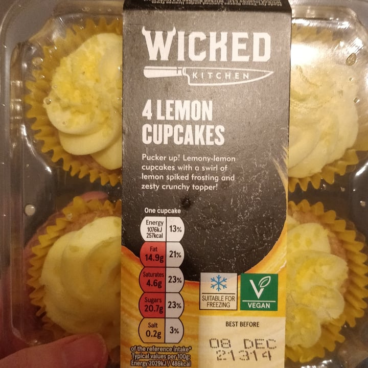 photo of Wicked 4 Lemon cupcakes shared by @plumesworld on  23 Nov 2021 - review