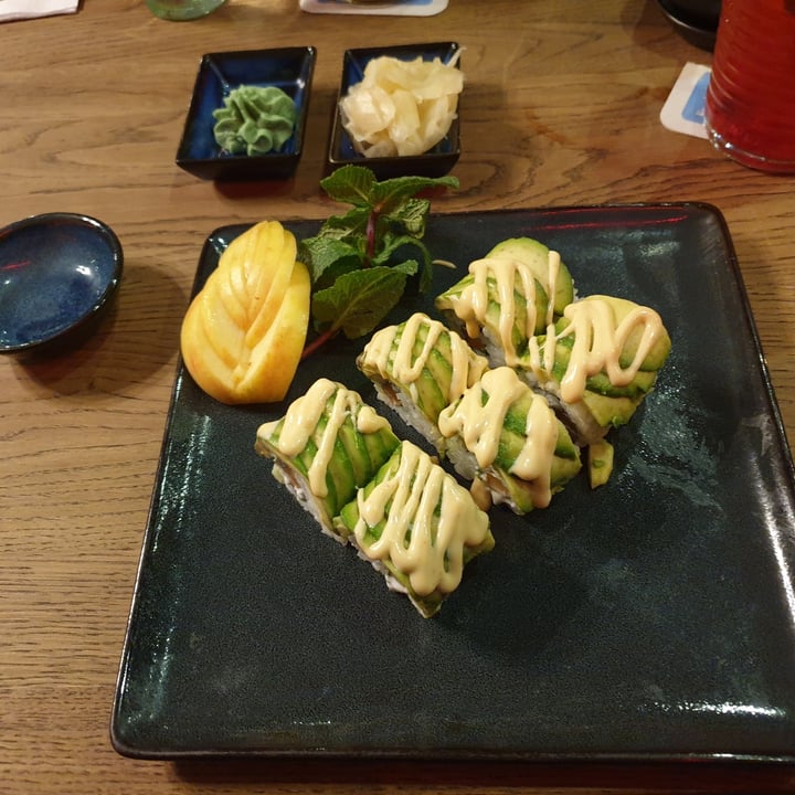 photo of Non Fusion - Vegan & Sushi Golden Salmon Roll shared by @timmibeu on  25 Jan 2022 - review