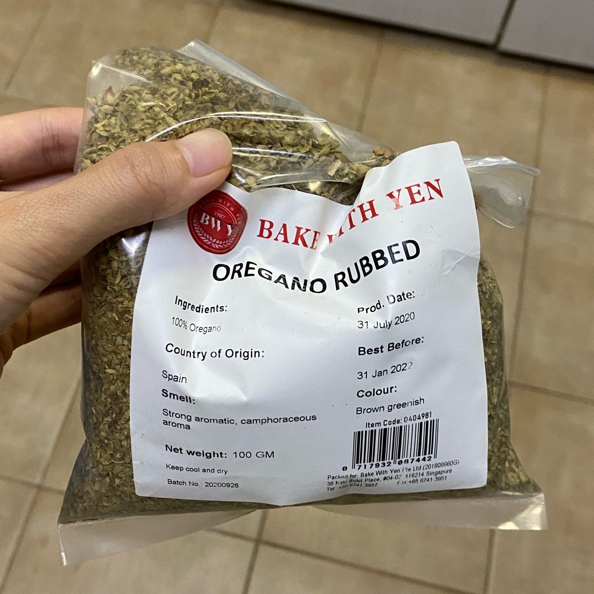 Bake with Yen Rubbed Oregano Reviews abillion