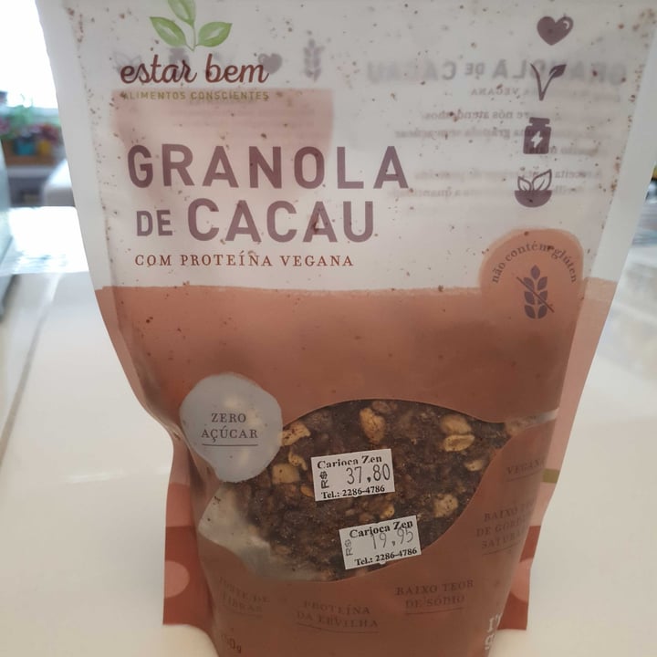 photo of Estar bem granola de cacau shared by @rosanarosaleal on  08 Sep 2022 - review