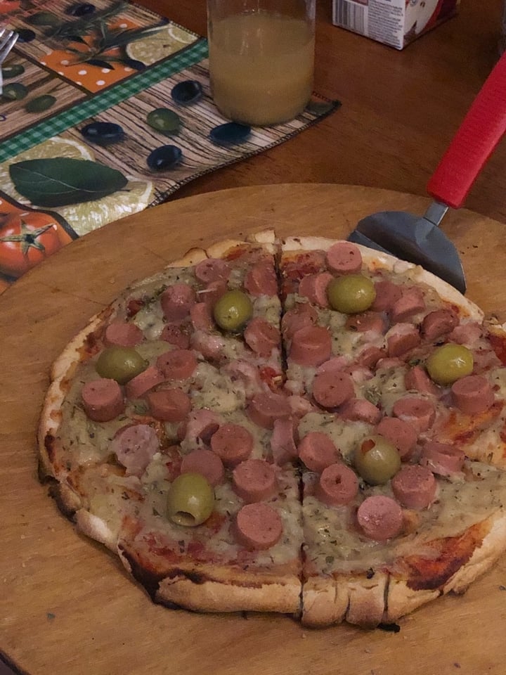 photo of Fourmi Vegan Pizza integral "salchichera" shared by @lulitorres on  12 Dec 2019 - review
