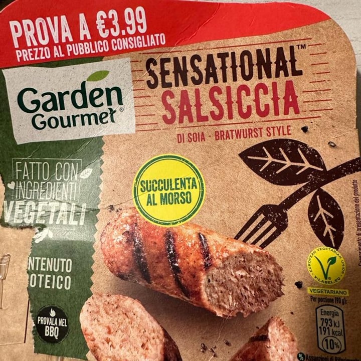 review photo of Garden Gourmet Sensational Salsiccia shared by @susamella on 26 Jan 2023 - review