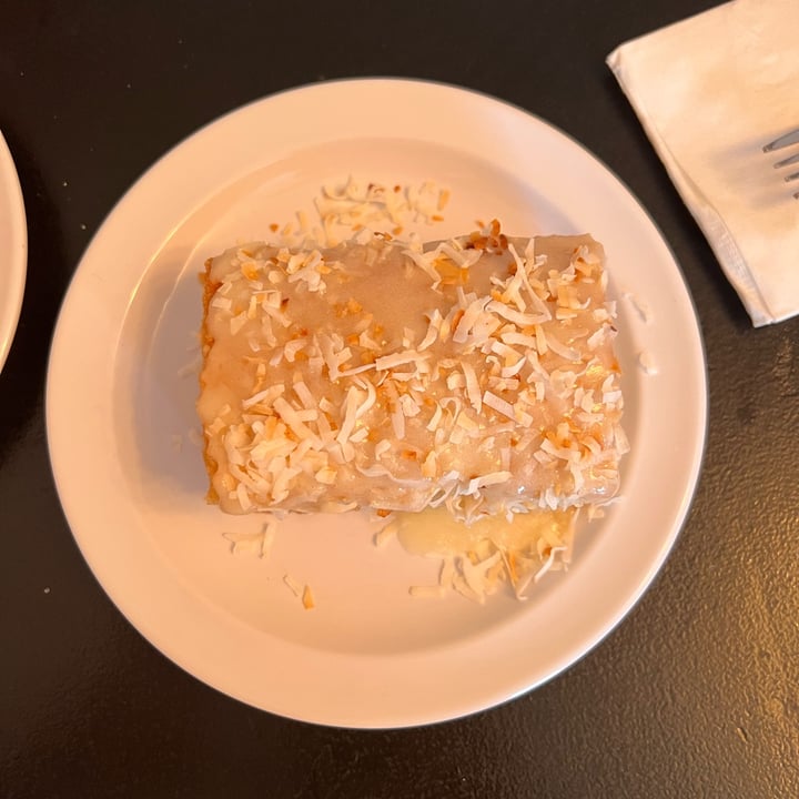photo of Vege-licious Cafe LLC Coconut Cake shared by @jordynmiller on  24 May 2022 - review