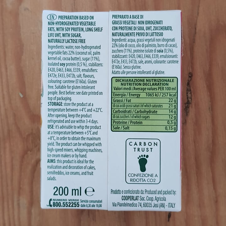 photo of Hoplà Idee di soia da montare 100% vegetale shared by @airaligoesveg on  13 Apr 2022 - review