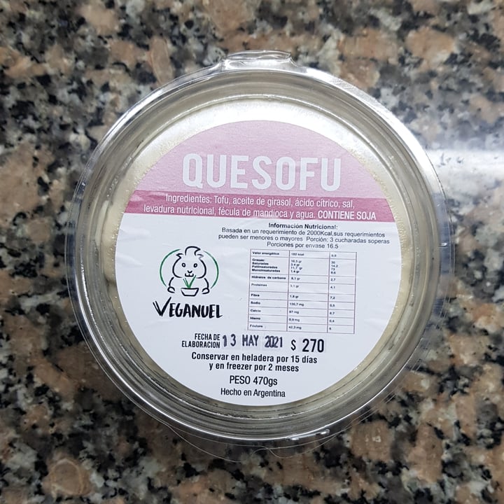 photo of Veganuel Quesofu shared by @matko on  13 Jun 2021 - review