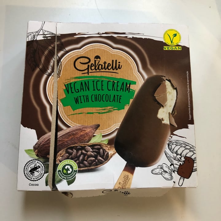 photo of Gelatelli Vegan Ice Cream With Chocolate shared by @giuliettaveg on  28 Oct 2021 - review