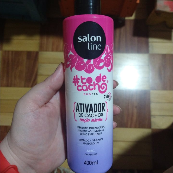 photo of Salon line Ativador De Cachos Salon Line #to de cachos shared by @carolestevam on  28 Apr 2022 - review