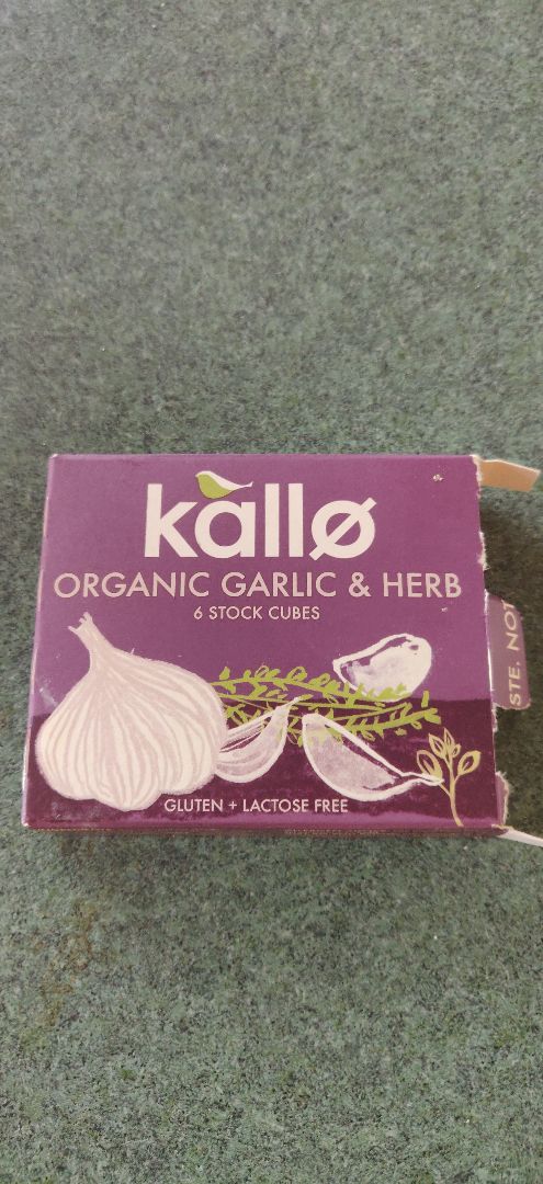 photo of Kallo Organic Garlic And Herb Stock Cubes shared by @excowboy on  25 Mar 2020 - review