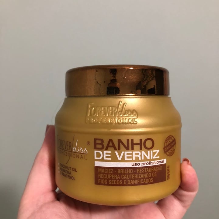 photo of Forever liss Máscara Banho de Verniz 250gr shared by @rseidel on  08 May 2022 - review