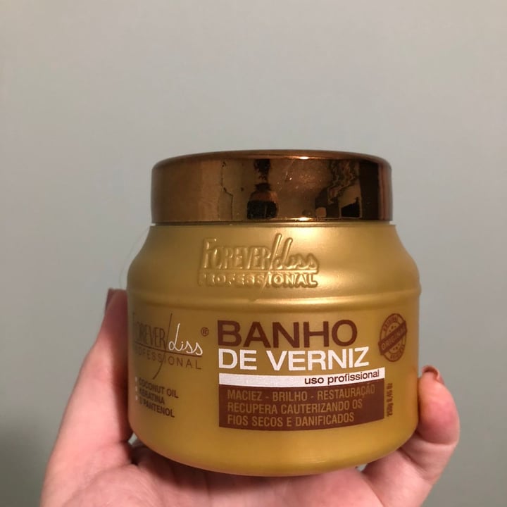 review photo of Forever liss Máscara Banho de Verniz 250gr shared by @rseidel on 08 May 2022 - review