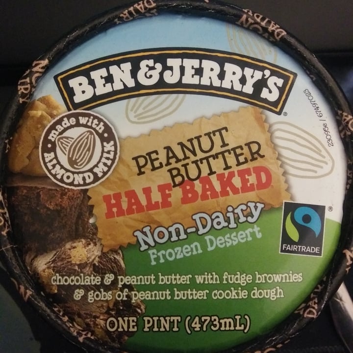 photo of Ben & Jerry's Peanut Butter Half Baked Non-Dairy Frozen Dessert shared by @alianahawke on  24 Jan 2021 - review