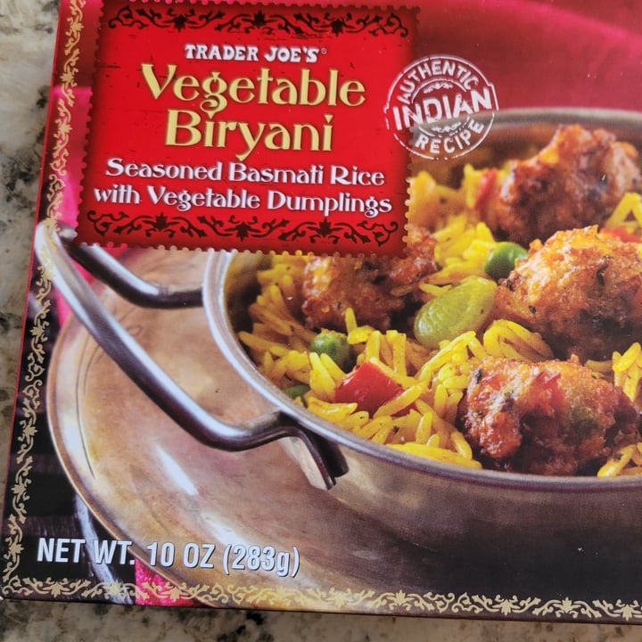 photo of Trader Joe's Vegetable Biryani shared by @cathyprzel on  27 Feb 2022 - review