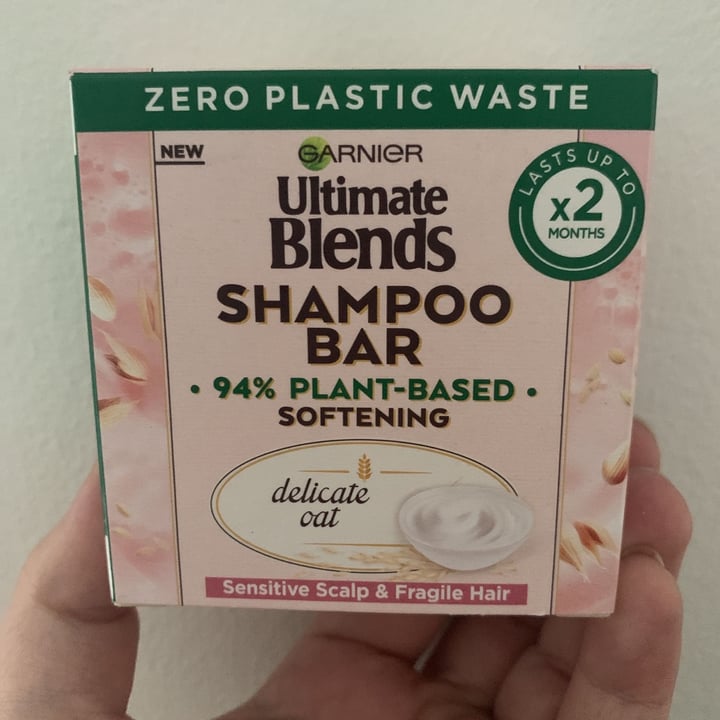 photo of Garnier Ultimate blends shampoo bar delicate oat shared by @marruiz on  17 May 2021 - review