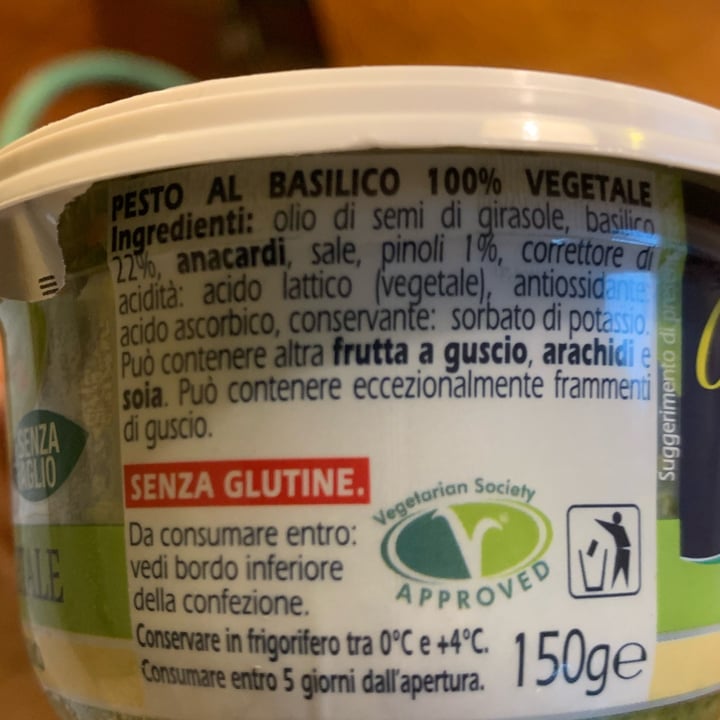 photo of Biffi Pesto 100% Vegetale shared by @chiaralaregina on  27 Jul 2022 - review