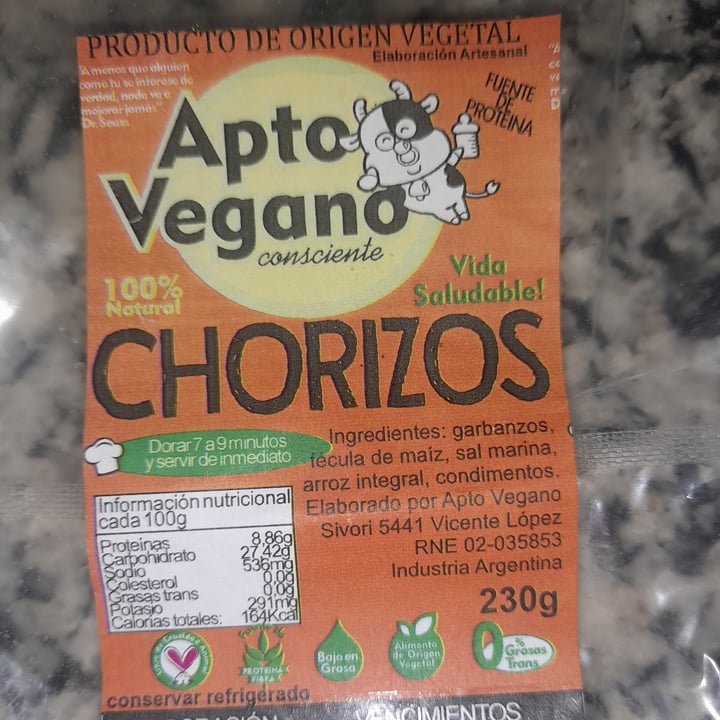 photo of Apto Vegano Consciente Chorizos Veganos Vida Silvestre shared by @nicolita on  07 Oct 2022 - review