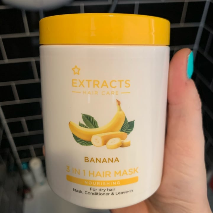 review photo of Superdrug Store plc Banana 3in1 Hair Mask shared by @veganlauralou on 06 Mar 2022 - review