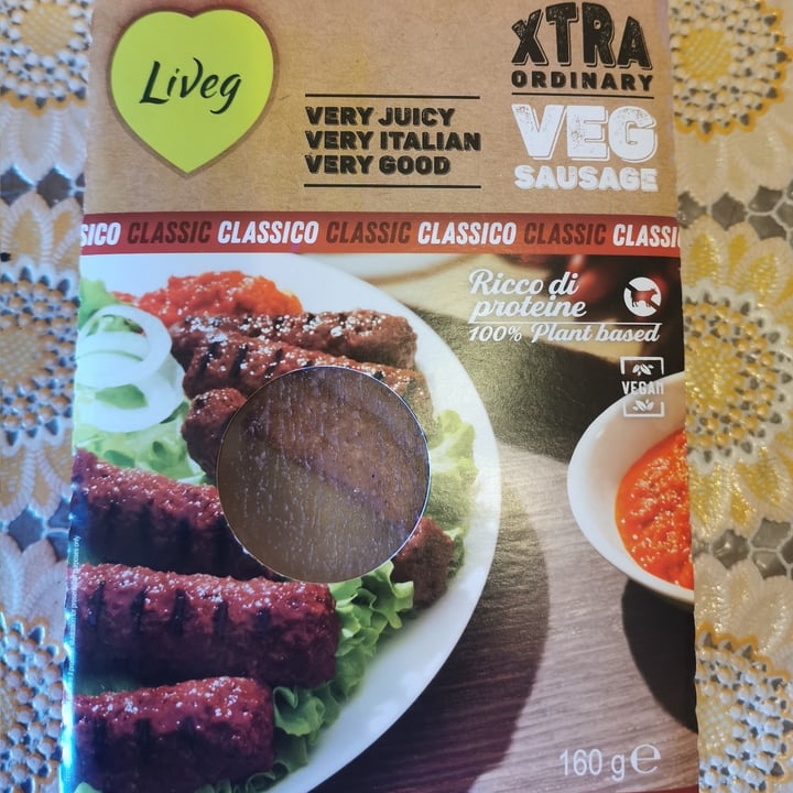 photo of Liveg Veg sausage shared by @eleonor-a on  31 Jan 2022 - review