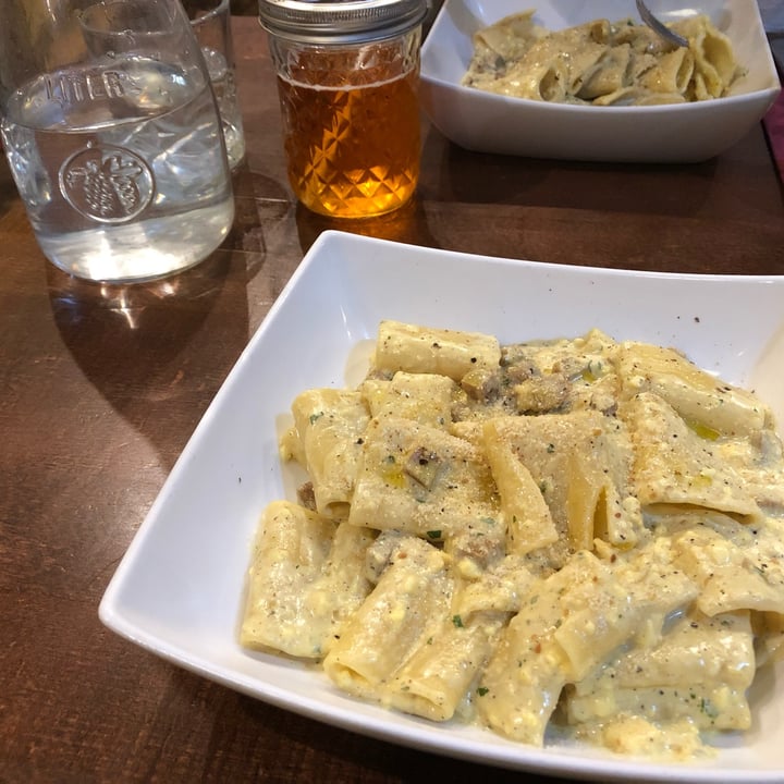 photo of Sora Lella Vegan Roman Restaurant Paccheri alla Carbonara shared by @deco1993 on  27 Mar 2022 - review