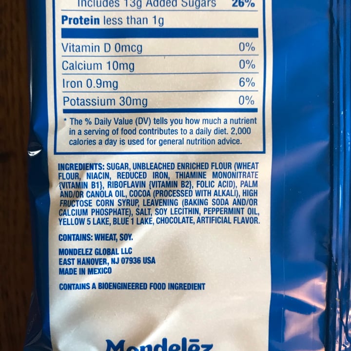 photo of  Mondelēz International Mint Cream shared by @plants on  10 Mar 2022 - review