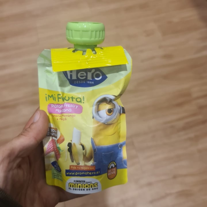 review photo of Hero Mi Fruta Plátano, Fresa y Manzana shared by @galguichuli on 26 Jan 2021 - review