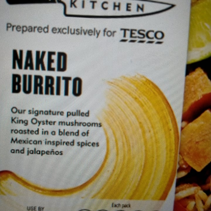 review photo of Tesco Plant Chef nkd burrito shared by @moothevegan on 10 Mar 2022 - review