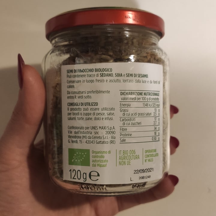 review photo of Il Viaggiator Goloso Infuso finocchio bio shared by @mik0607 on 25 Nov 2021 - review