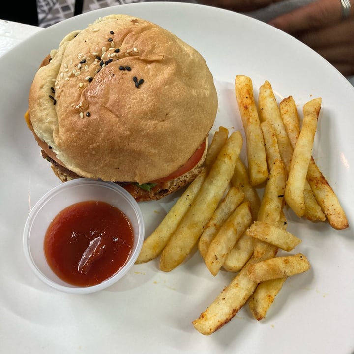review photo of Vegamo MX Hamburguesa de Falafel shared by @veganskater on 26 Apr 2022 - review