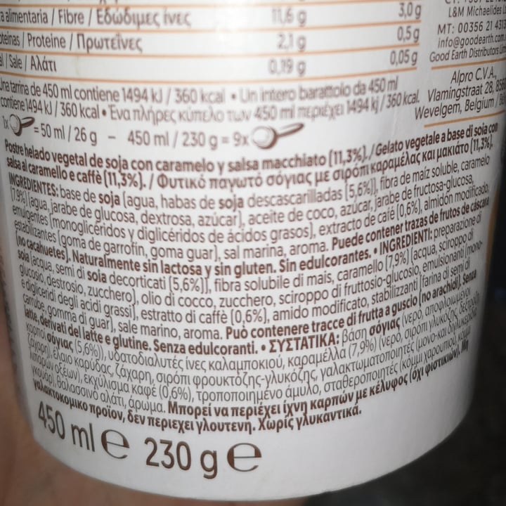 photo of Alpro 360 Caramel Macchiato Swirl shared by @giolombi on  15 Dec 2021 - review
