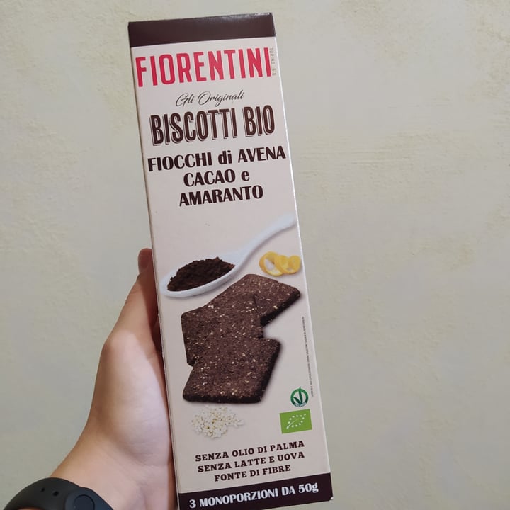 photo of Fiorentini Bio Biscotti Con Fiocchi D'Avena, Cacao E Amaranto shared by @martss on  14 Sep 2022 - review