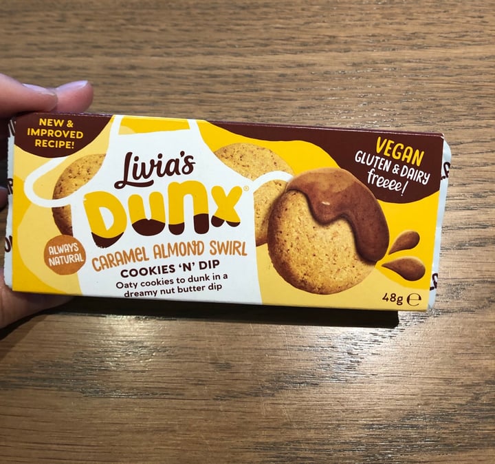 photo of Livia's Dunx  Caramel Almond Swirl shared by @claudiasmith999 on  11 May 2020 - review