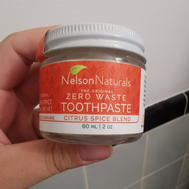 photo of Nelson Naturals Toothpaste Citrus Spice Blend shared by @forestt on  21 Nov 2021 - review