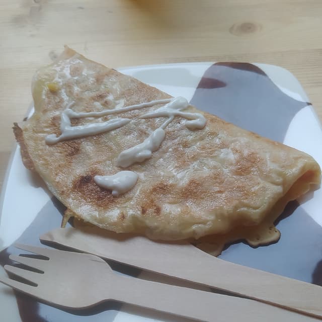 Foto do prato “Pizza Vietnamita Vegan”